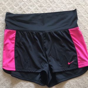 NWOT. Nike fold over waist shorts.